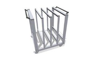 Item America C0102-DX534PJ53 - Plate Trolley with Vertical Compartments