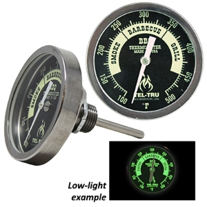 Tel-Tru - 351Z04FBAKLA4AA | 3in Dial ThermometerBack Connected