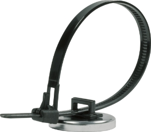 Industrial Magnetics - MX1000RZIP2 | Round Cup Magnet with Zip Tie