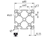 Item America - 45301 | Profile 8 80x80