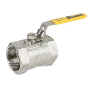Sharpe SV58876004 316 Stainless Steel, 1-Piece Ball Valve - 1/2" NPT Threaded, PTFE Seat