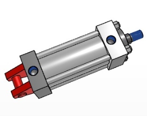 Milwaukee Cylinder H01530-61-23-7x8" - Heavy Duty NFPA Hydraulic Tie Rod Cylinder