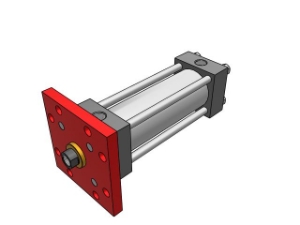Milwaukee Cylinder H01521-21-51S-7x8 - Heavy Duty NFPA Hydraulic Tie Rod Cylinder