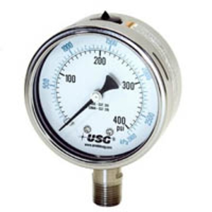 Ametek/US Gauge 254024A - 4.0" 1550 Series Liquid Fillable Gauge