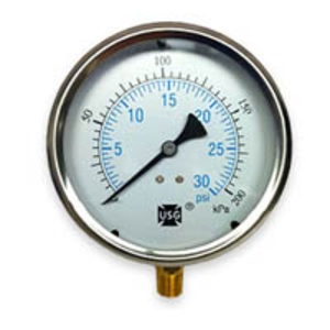 Ametek/US Gauge 167190 - 2.5" 1555 Series Liquid Fillable Gauge