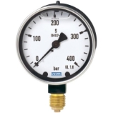 WIKA 9798404 - Model 213.40.2.5" Industrial grade, liquid filled pressure gauge