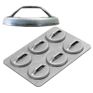 Industrial Magnetics - MX0560RZIP6 | Round Cup Magnet Zip Tie Loop