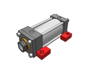 Milwaukee Cylinder H01540-42-54-7x1" - Heavy Duty NFPA Hydraulic Tie Rod Cylinder