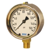 WIKA 9798404 - Model 213.40.2.5" Industrial grade, liquid filled pressure gauge