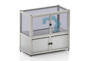 Item America 72548 - Secure Robot Enclosure with Variable Working Zone