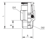 Aignep - 58000-4-M6x0.75