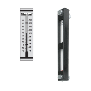 Stauff 1910000330 (SNA-254-B-S-T-12) - 254MM LEVEL/TEMP GUAGE, M12 BOLTS