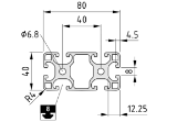 Item America - 2634 | Profile 8 80x40 Light