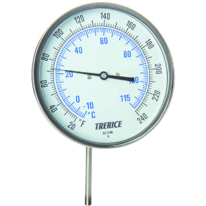 Trerice B8560406F - 5.0" Adjustable Angle Bimetal Thermometer