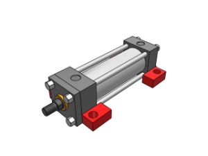 Milwaukee Cylinder H01520-42-21-7x1" - Heavy Duty NFPA Hydraulic Tie Rod Cylinder