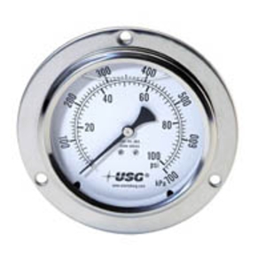 Ametek/US Gauge 172325A - 2.5" 1558 Series Liquid Fillable Gauge