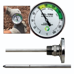 Tel-Tru - 311C2050AKKDHAA | 2in Dial ThermometerBack Connected