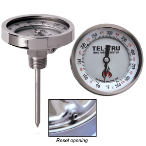 Tel-Tru - 341L0268AKLAAAA | 3in Dial ThermometerBack Connected