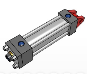 Milwaukee Cylinder H01510-61-52-7x3" - Heavy Duty NFPA Hydraulic Tie Rod Cylinder