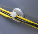 Industrial Magnetics - MX0560RZIP6 | Round Cup Magnet Zip Tie Loop