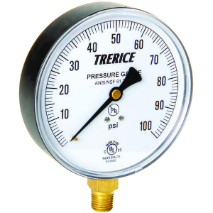 Trerice 800B1501BA200 - 800B Series Utility Gauge