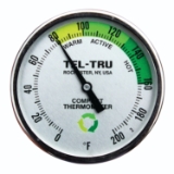 Tel-Tru - 311C2050AKKDHAA | 2in Dial ThermometerBack Connected