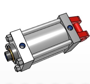 Milwaukee Cylinder H01552-61-54-7x5" - Heavy Duty NFPA Hydraulic Tie Rod Cylinder