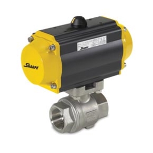 Sharpe SV1266MTE004 Stainless Steel, 2-Piece Ball Valve - 1/2" NPT Threaded, TFM Seat