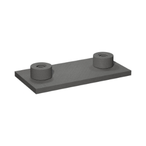 Stauff 1120001005 (SP-6-M-W5) - 316 STAINLESS STEEL WELD PLATE