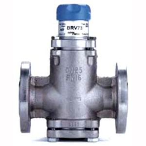 Spirax Sarco 2103697 1-1/2", ANSI Class 150 Flanged, 150 PSIG, 2 to 25 PSIG Downstream, Electroless Nickel Plated Ductile Iron, Nylon 66 Knob Actuation, Compact, Balanced, Direct Operated, Pressure Regulating Valve