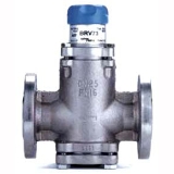 Spirax Sarco 2103197 1", ANSI Class 150 Flanged, 150 PSIG, 20 to 60 PSIG Downstream, Electroless Nickel Plated Ductile Iron, Nylon 66 Knob Actuation, Compact, Balanced, Direct Operated, Pressure Regulating Valve