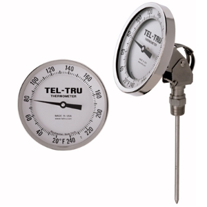 Tel-Tru - 42100964AKKAAAA | 5in Dial ThermometerAdjustable Angle Connected