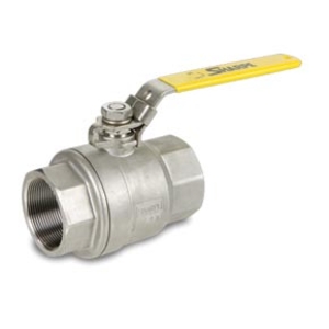 Sharpe SV50M76030 Stainless Steel, 2-Piece Ball Valve - 3.0" NPT Threaded, RTFE Seat