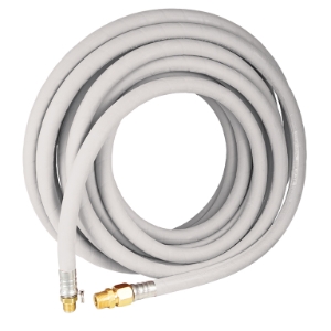 HW050BRWHITE - Premium Wrapped Heavy duty double lined washdown hose assemblies