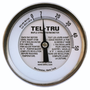 Tel-Tru - 381A09ERAIKAXAA | 5in Dial ThermometerBack Connected